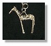 Large Silver Horse Pendant