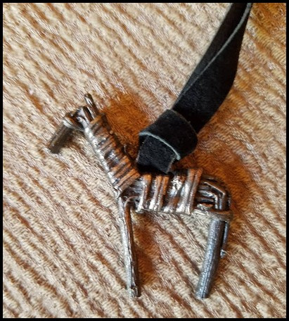Chalrles Supplee Silver Twig Horse Pendant (Rare Item)
